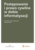 Produkt oferowany przez sklep:  Postępowanie i prawo cywilne w dobie informatyzacji