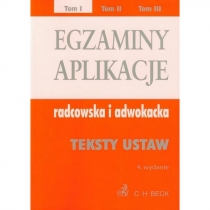 Produkt oferowany przez sklep:  Egzaminy Aplikacje Radcowska I Adwokacka 1