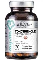Produkt oferowany przez sklep:  Myvita Silver 100% Tokotrienole Suplement diety 30 kaps.