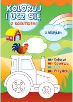 Produkt oferowany przez sklep:  Koloruj i ucz się z kogutkiem!