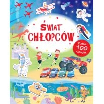 Produkt oferowany przez sklep:  Świat chłopców Poznaję Świat + naklejki