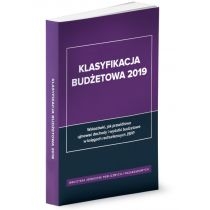 Produkt oferowany przez sklep:  Klasyfikacja budżetowa 2019