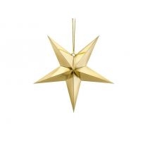 Produkt oferowany przez sklep:  Gwiazda papierowa 45 cm złota