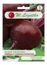 Produkt oferowany przez sklep:  W. Legutko - nasiona Burak ćwikłowy - Okrągły Ciemnoczerwony 20 g