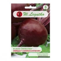 Produkt oferowany przez sklep:  W. Legutko - nasiona Burak ćwikłowy - Okrągły Ciemnoczerwony 20 g