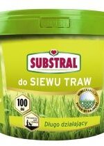 Produkt oferowany przez sklep:  Substral Nawóz do dosiewek traw 100 dni 5 kg