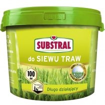 Produkt oferowany przez sklep:  Substral Nawóz do dosiewek traw 100 dni 5 kg