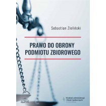 Produkt oferowany przez sklep:  Prawo do obrony podmiotu zbiorowego