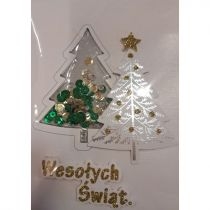 Produkt oferowany przez sklep:  Karnet Świąteczny Wesołych Świąt z kopertą