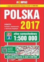 Produkt oferowany przez sklep:  Polska 2017 Atlas samochodowy 1:500 000