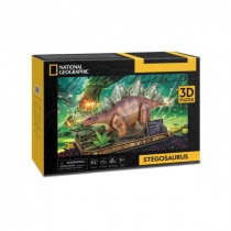 Produkt oferowany przez sklep:  Puzzle 3D 62 el. Stegozaur National Geographic Dante
