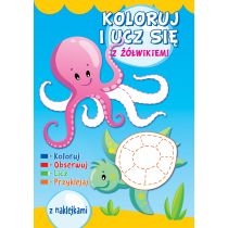 Produkt oferowany przez sklep:  Koloruj i ucz się z żółwikiem!