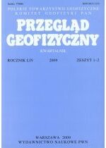 Produkt oferowany przez sklep:  Przegląd Geofizyczny Rocznik LIV 2009 zesz.1-2