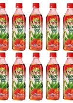 Produkt oferowany przez sklep:  Vita Aloe Napój z aloesem 38% Truskawka Zestaw 10 x 500 ml