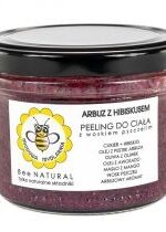 Produkt oferowany przez sklep:  Miodowa Mydlarnia Peeling do ciała Arbuz z hibiskusem 200 g