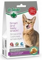 Produkt oferowany przez sklep:  Dr Seidel Smakołyki dla kotów na świeży oddech 50 g