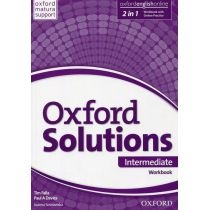 Produkt oferowany przez sklep:  Oxford Solutions Intermediate. Workbook. Liceum i technikum