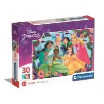 Produkt oferowany przez sklep:  Puzzle 30 el. Super Kolor Disney Princess Clementoni