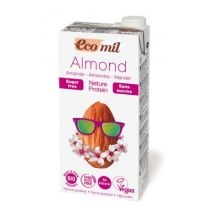 Produkt oferowany przez sklep:  Ecomil Napój migdałowy bez dodatku cukru z podwyższoną zawartością białka bezglutenowy Zestaw 6 x 1 L Bio
