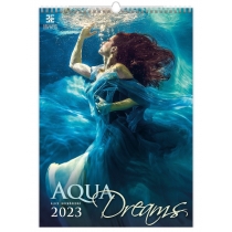 Produkt oferowany przez sklep:  Kalendarz 2023 ścienny Aqua Dreams HELMA
