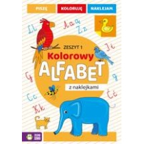 Produkt oferowany przez sklep:  Kolorowy alfabet z naklejkami. Zeszyt 1