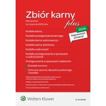 Produkt oferowany przez sklep:  Zbiór karny plus 2019