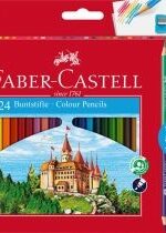 Produkt oferowany przez sklep:  Faber-Castell Kredki ołówkowe + 3 kredki dwustronne + temperówka 24 kolory