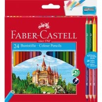 Produkt oferowany przez sklep:  Faber-Castell Kredki ołówkowe + 3 kredki dwustronne + temperówka 24 kolory
