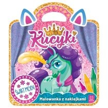 Produkt oferowany przez sklep:  Kucyki. Malowanka z naklejkami. Świat mody