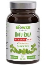 Produkt oferowany przez sklep:  Biowen Gotu Kola - suplement diety 120 kaps.