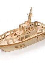 Produkt oferowany przez sklep:  Drewniane Puzzle Model 3D - Jacht Nice-idea.pl