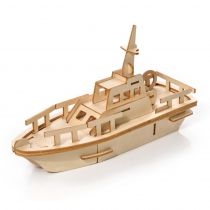 Produkt oferowany przez sklep:  Drewniane Puzzle Model 3D - Jacht Nice-idea.pl