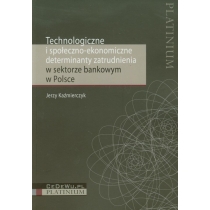 Produkt oferowany przez sklep:  Technologiczne i społeczno ekonomiczne determinanty zatrudnienia w sektorze bankowym w Polsce
