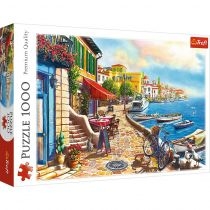 Produkt oferowany przez sklep:  Puzzle 1000 el. Słoneczny bulwar Trefl