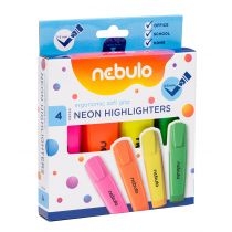 Produkt oferowany przez sklep:  Panta Plast Zakreślacz Nebulo fluorescencyjny neonowy 4 szt.