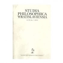 Produkt oferowany przez sklep:  Studia Philosophica Wwratislaviensia 1/2014