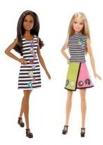 Produkt oferowany przez sklep:  Zrób to sama: Modne naklejki + lalka Barbie blondynka