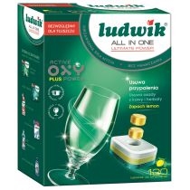 Produkt oferowany przez sklep:  Ludwik Tabletki do zmywarek All In One cytrynowe 120 szt.