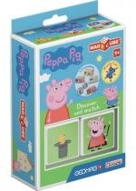 Produkt oferowany przez sklep:  Puzzle GEOMAG MagiCube Świnka Peppa / Peppa Pig - klocki magnetyczne 2el. G047 Geomag - klocki magnetyczne