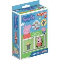 Produkt oferowany przez sklep:  Puzzle GEOMAG MagiCube Świnka Peppa / Peppa Pig - klocki magnetyczne 2el. G047 Geomag - klocki magnetyczne