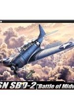 Produkt oferowany przez sklep:  Model do sklejania USN SBD-2 Midway Academy