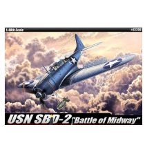Produkt oferowany przez sklep:  Model do sklejania USN SBD-2 Midway Academy