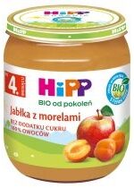 Produkt oferowany przez sklep:  Hipp Jabłka z morelami po 4. miesiącu 125 g Bio