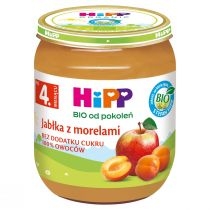 Produkt oferowany przez sklep:  Hipp Jabłka z morelami po 4. miesiącu 125 g Bio