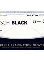 Produkt oferowany przez sklep:  SoSoft Nitrylowe rękawice diagnostyczne czarne rozmiar L 100 szt.