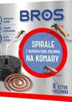 Produkt oferowany przez sklep:  Bros Spirale na komary z dekoracyjną osłonką stalową 6 szt.