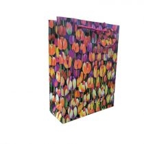 Produkt oferowany przez sklep:  Torebka Prezentowa Tulipany 26 X 33 X 11