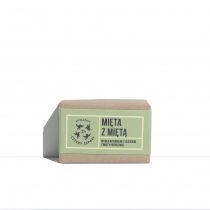 Produkt oferowany przez sklep:  Mydlarnia 4 Szpaki Mydło w kostce mięta z miętą 110 g