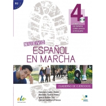 Produkt oferowany przez sklep:  Nuevo Espanol en marcha 4. Cuaderno de ejercicios + CD