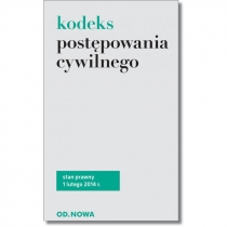 Produkt oferowany przez sklep:  Kodeks Postępowania Cywilnego